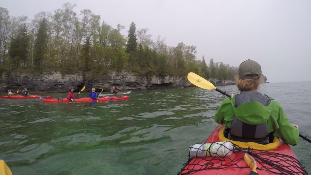 Kayaking Whitefish Dunes Door County Adventure Center