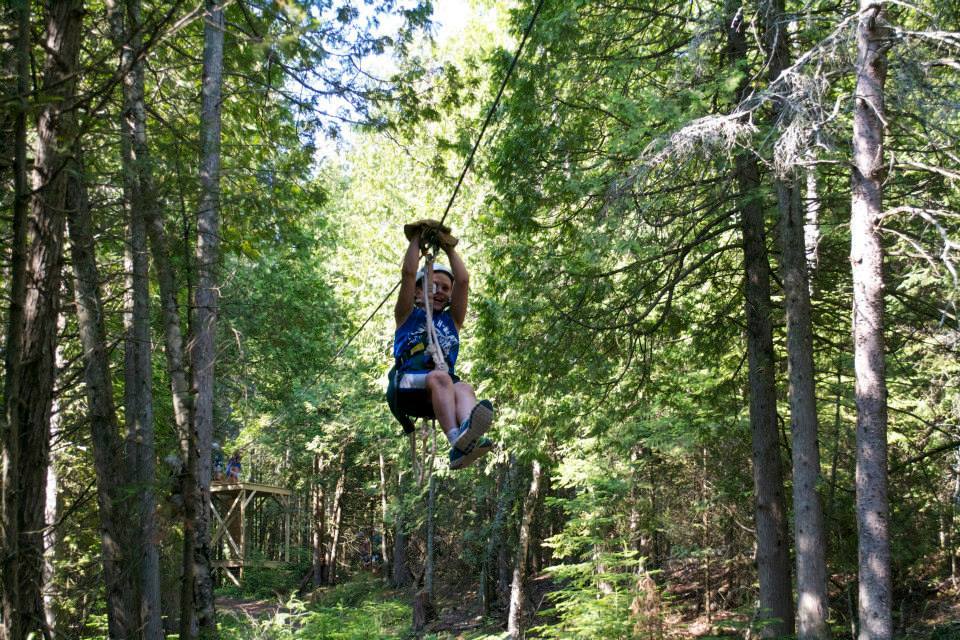 zip line tours door county wi