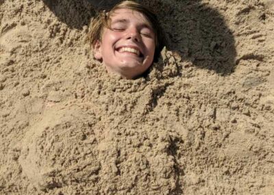 buried in the sand