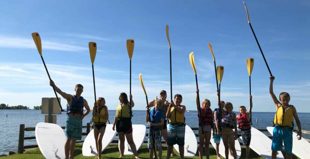 paddle board fun