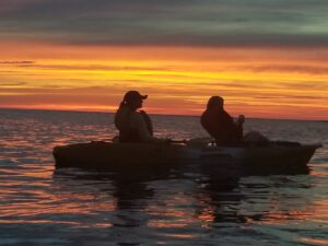 sunset kayak tour