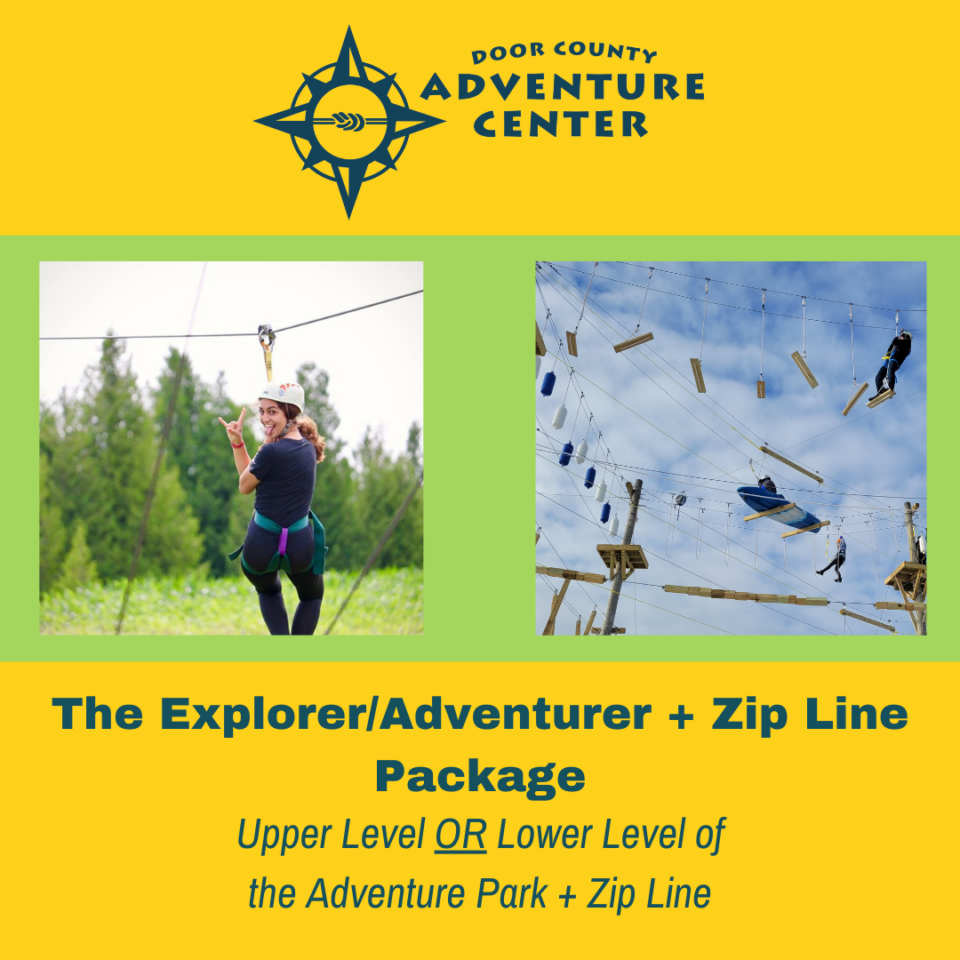 adventure park zip line package