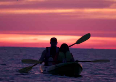 kayak sunset tour