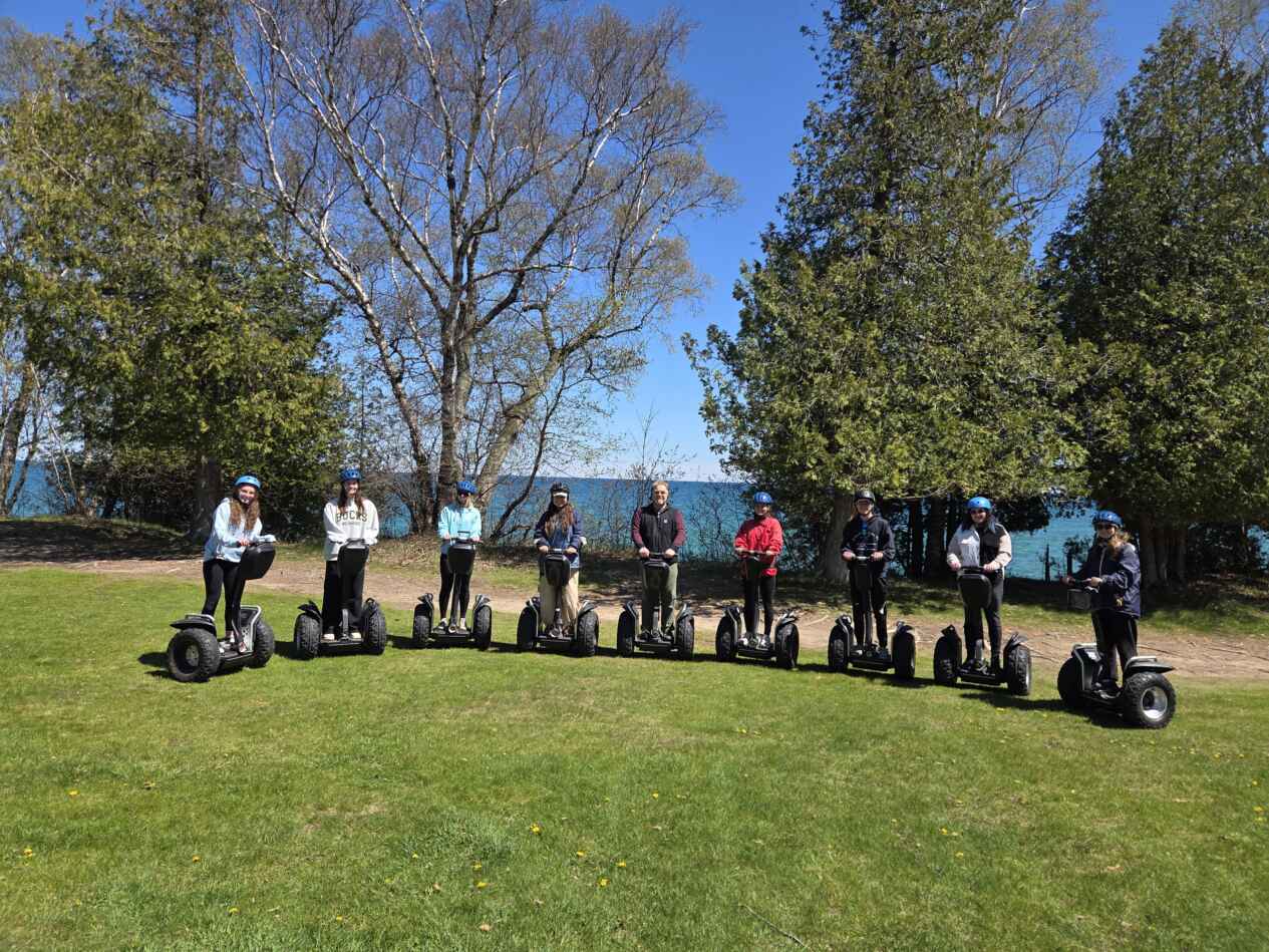 Photo of Door County Adventure Center team on segways.