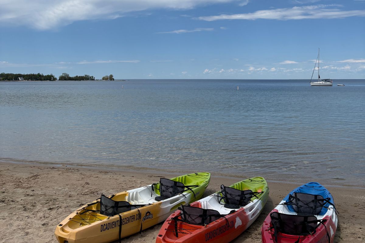 Kayak rentals at Egg Harbor Beach