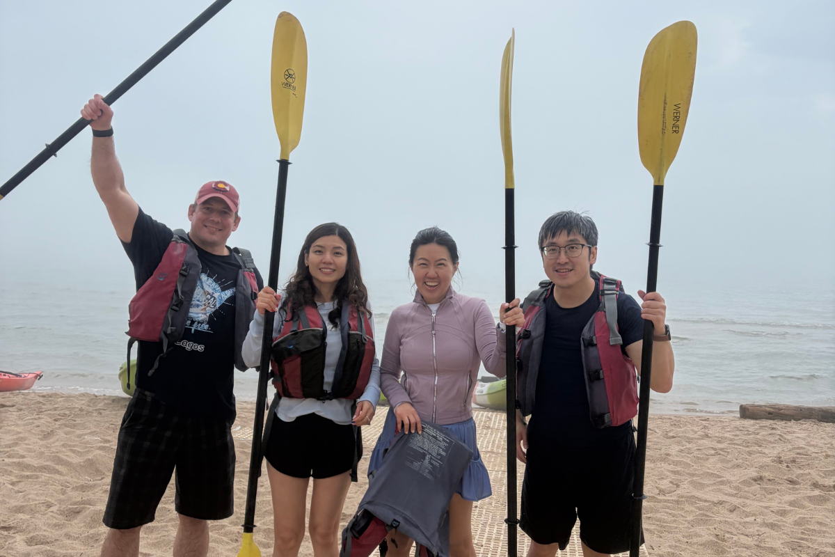 Whitefish Dunes State Park Family Kayaking Family-friendly kayaking tour at Whitefish Dunes State Park in Door County