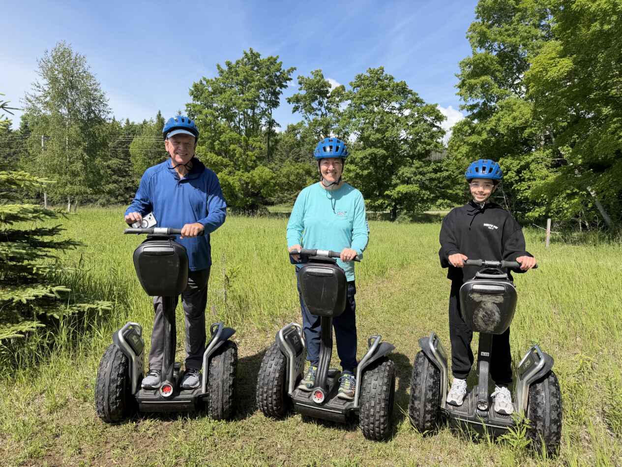 segway tour at the rushes resort